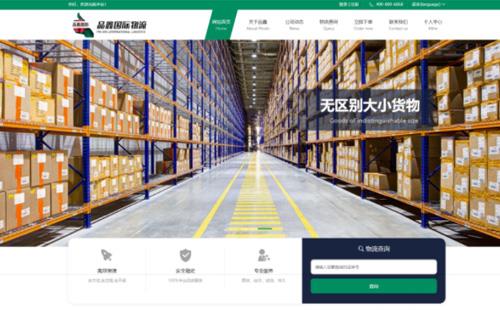 黑羽網(wǎng)絡(luò)案例品鑫國際物流